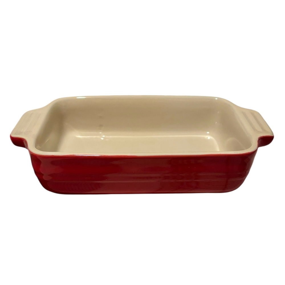 Le Creuset Stoneware 5x7 Small Rectangle Red Baking Dish 13-17